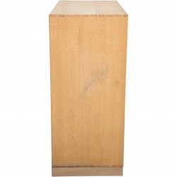 Mogens Koch deep bookcase of oak 1980s
