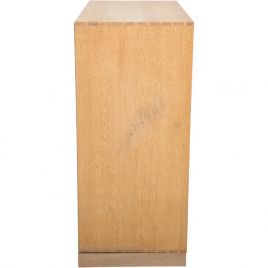 Mogens Koch deep bookcase of oak 1980s