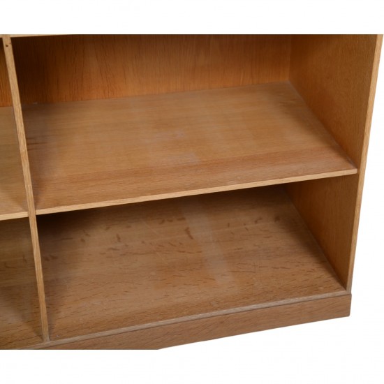 Mogens Koch deep bookcase of oak 1980s