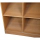 Mogens Koch deep bookcase of oak 1980s