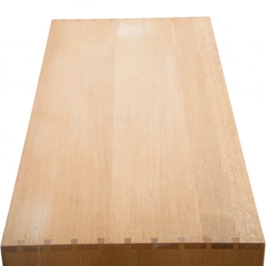 Mogens Koch deep bookcase of oak 1980s