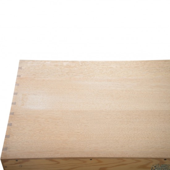Mogens Koch deep bookcase of oak 1980s