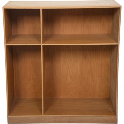 Mogens Koch deep bookcase of oak 1980s