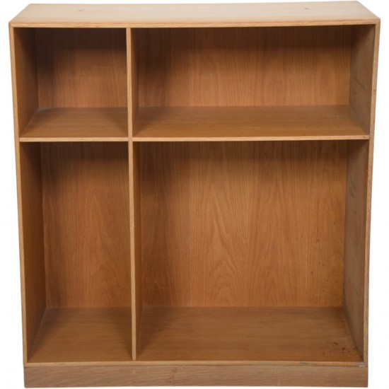 Mogens Koch deep bookcase of oak 1980s