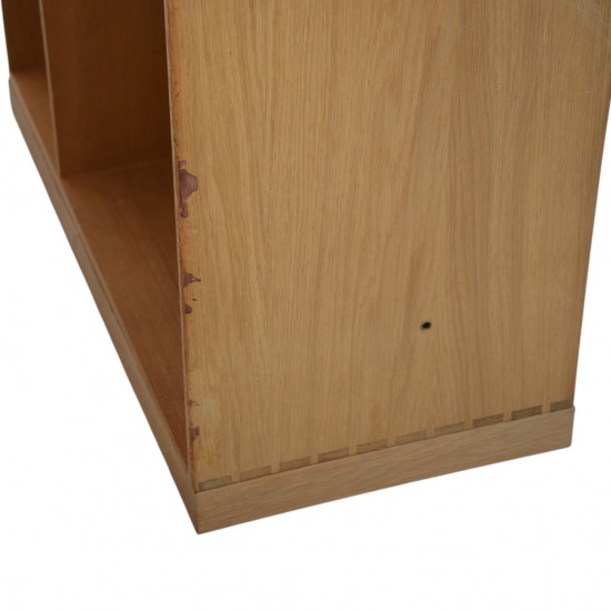 Mogens Koch deep bookcase of oak 1980s