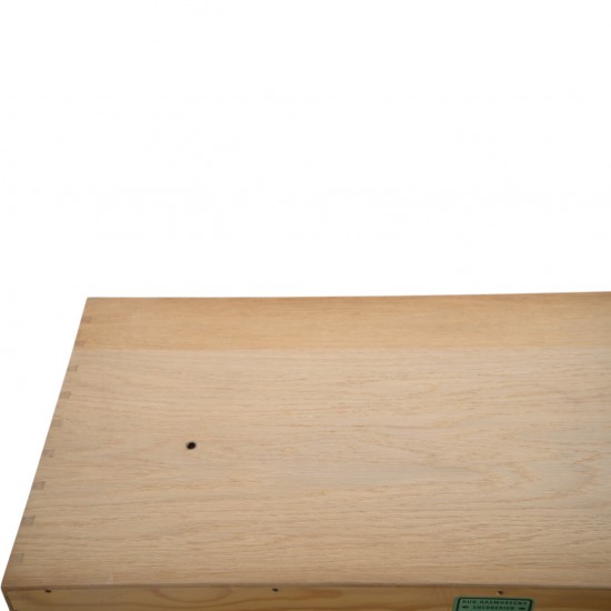 Mogens Koch deep bookcase of oak 1980s