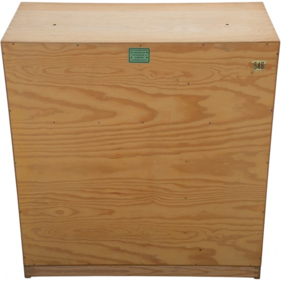 Mogens Koch deep bookcase of oak 1980s
