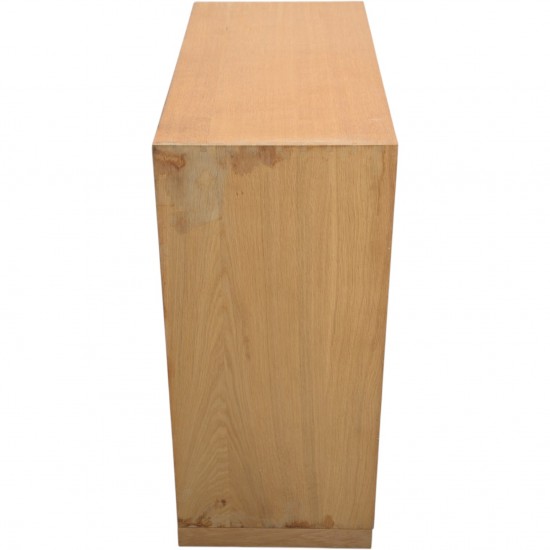 Mogens Koch deep bookcase of oak 1980s