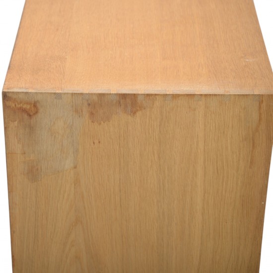 Mogens Koch deep bookcase of oak 1980s