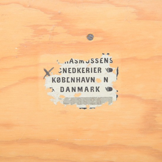 Mogens Koch deep bookcase of oak 1980s