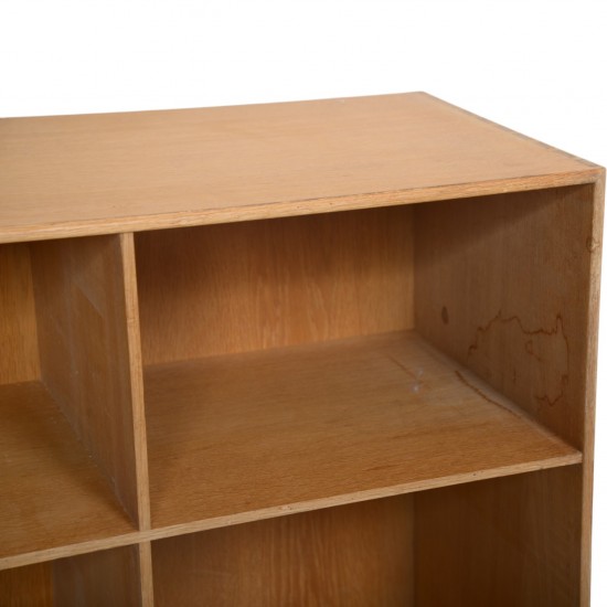 Mogens Koch deep bookcase of oak 1980s