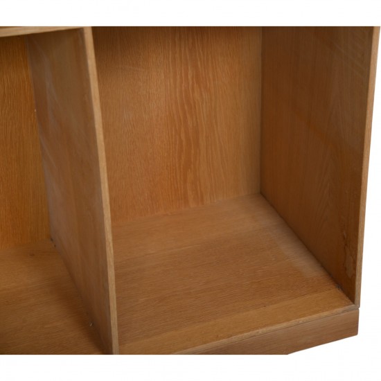 Mogens Koch deep bookcase of oak 1980s