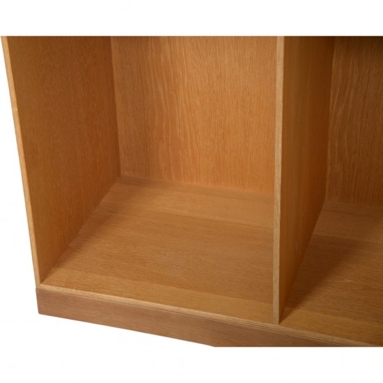 Mogens Koch deep bookcase of oak 1980s