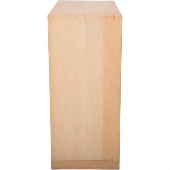 Mogens Koch deep bookcase of oak 1980s