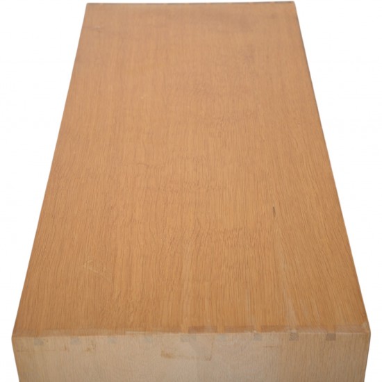Mogens Koch deep bookcase of oak 1980s
