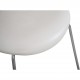 Sæt af 4 Arne Jacobsen Syver stole i hvid læder 1990'erne