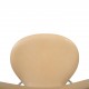 Sæt af 2 Arne Jacobsen Syver stole i natur læder 2000'erne