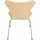 Sæt af 2 Arne Jacobsen Syver stole i natur læder 2000'erne