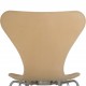 Sæt af 2 Arne Jacobsen Syver stole i natur læder 2000'erne