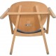 Hans Wegner GE460 Butterfly stol i sort læder og bøg 2000'erne