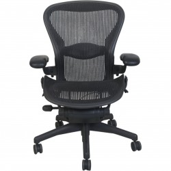 Herman Miller sort Aaron stol 2010'erne
