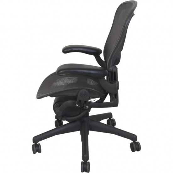 Herman Miller sort Aaron stol 2010'erne
