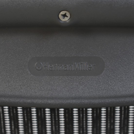 Herman Miller sort Aaron stol 2010'erne
