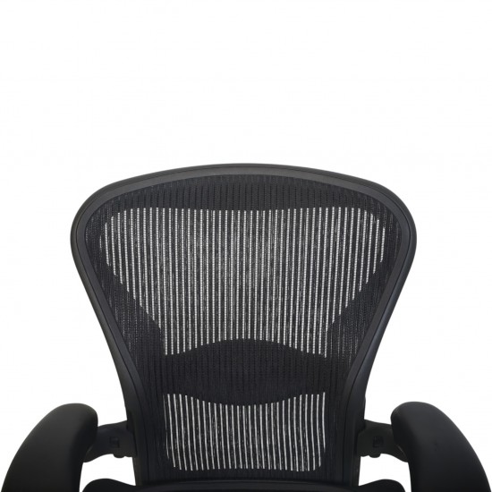 Herman Miller sort Aaron stol 2010'erne