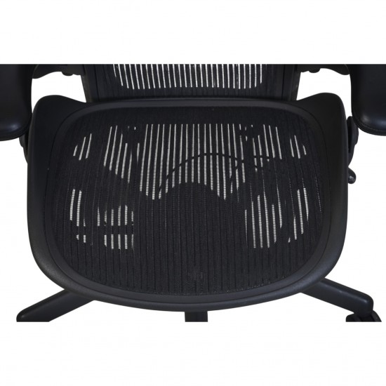 Herman Miller sort Aaron stol 2010'erne