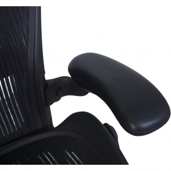 Herman Miller sort Aaron stol 2010'erne