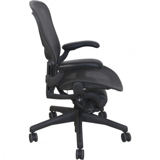 Herman Miller sort Aaron stol 2010'erne