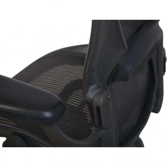 Herman Miller sort Aaron stol 2010'erne