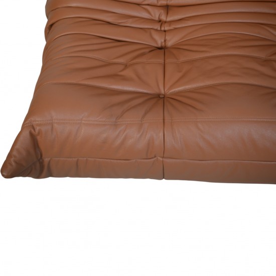 Michel Ducaroy TOGO 2.personers sofa i cognac læder 2000'erne