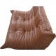Michel Ducaroy TOGO 2.personers sofa i cognac læder 2000'erne