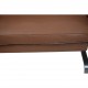 Poul Kjærholm PK31/2 sofa i brunt læder 1985