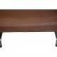 Poul Kjærholm PK31/2 sofa i brunt læder 1985