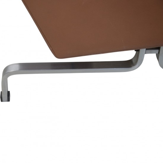 Poul Kjærholm PK31/2 sofa i brunt læder 1985