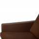 Poul Kjærholm PK31/2 sofa i brunt læder 1985