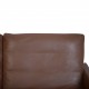 Poul Kjærholm PK31/2 sofa i brunt læder 1985