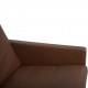 Poul Kjærholm PK31/2 sofa i brunt læder 1985