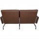Poul Kjærholm PK31/2 sofa i brunt læder 1985