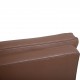Poul Kjærholm PK31/2 sofa i brunt læder 1985