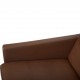 Poul Kjærholm PK31/2 sofa i brunt læder 1985