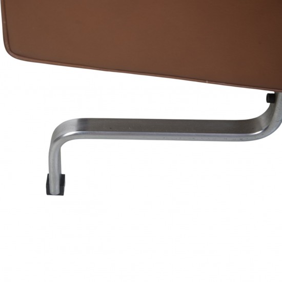 Poul Kjærholm PK31/2 sofa i brunt læder 1985