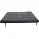 Poul Kjærholm PK81 daybed i sort læder 1980'erne