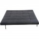 Poul Kjærholm PK81 daybed i sort læder 1980'erne