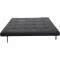 Poul Kjærholm PK81 daybed i sort læder 1980'erne
