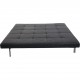 Poul Kjærholm PK81 daybed i sort læder 1980'erne