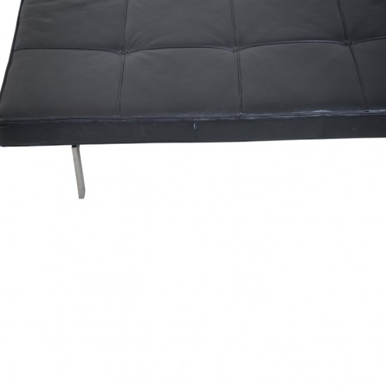 Poul Kjærholm PK81 daybed i sort læder 1980'erne