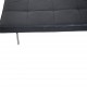 Poul Kjærholm PK81 daybed i sort læder 1980'erne